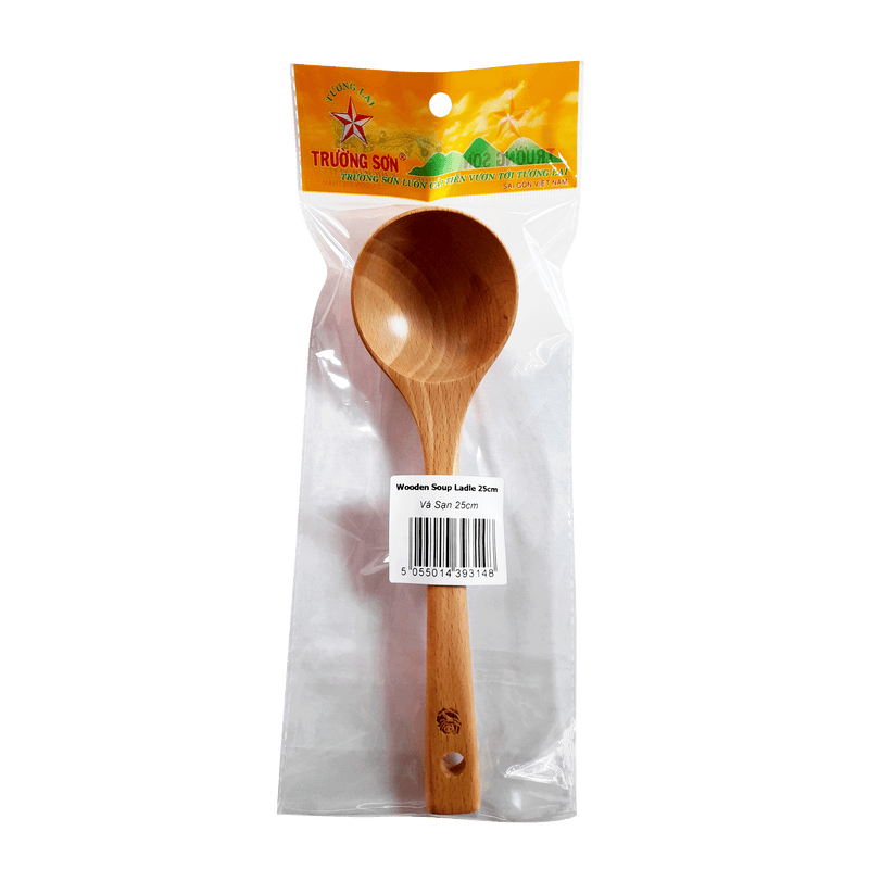 Truong Son Wooden Soup Ladle 25cm  (07) - Longdan Online Supermarket