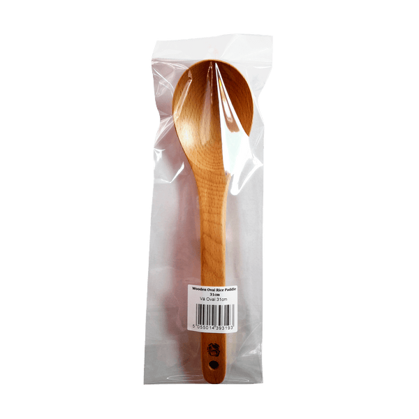 Truong Son Wooden Oval Rice Paddle 31cm - Longdan Online Supermarket