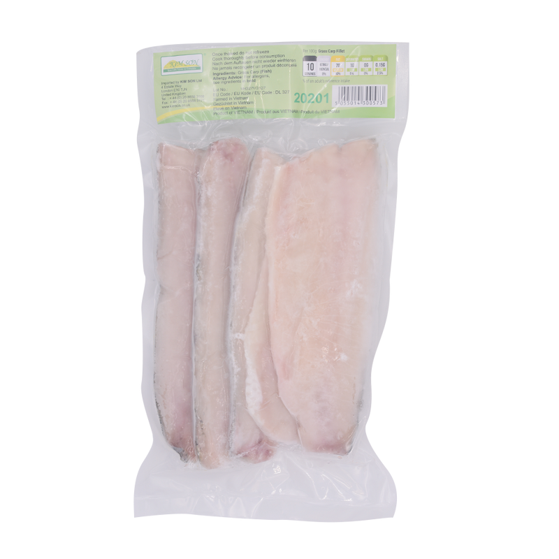 Grass Carp Fillet (Dace Fillet) 1kg (Frozen) - Longdan Online Supermarket