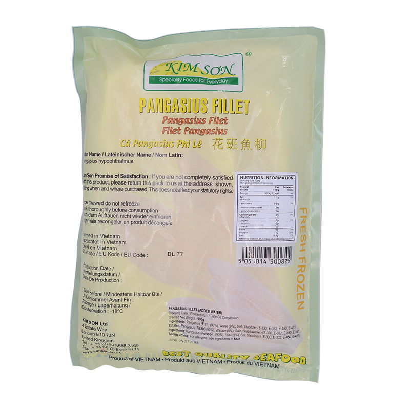 Pangasius Fillet 1kg (220 - 290) (Frozen) - Longdan Online Supermarket