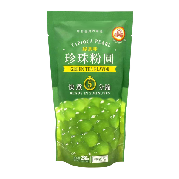 WU FU YUAN Tapioca Pearl-Green Tea Flavour 250g - Longdan Official Online Store