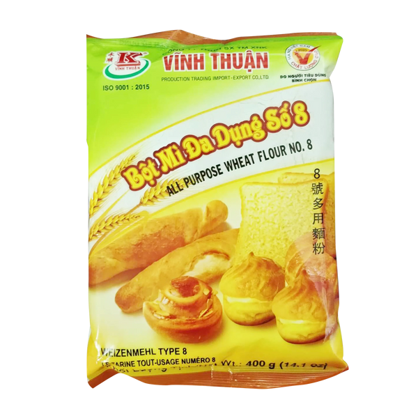 Vinh Thuan All Purpose Wheat Flour No.8 400g (Case 30) - Longdan Official