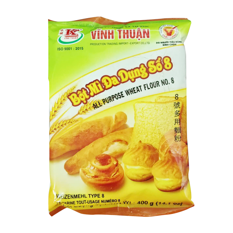 Vinh Thuan All Purpose Wheat Flour No.8 400g - Longdan Online Supermarket