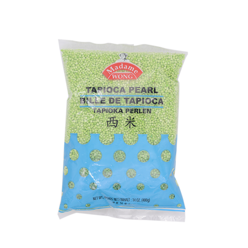 Madame Wong Tapioca Pearl Small (Green) 400g - Longdan Online Supermarket