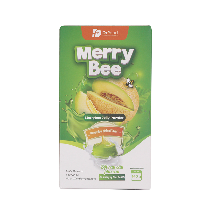 Merrybee Jelly Powder – Honeydew Melon Flavor 140g - Longdan Official Online Store