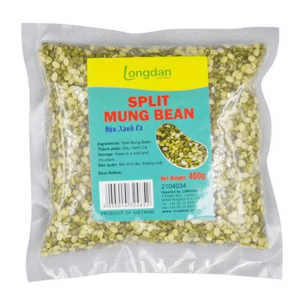 Longdan Split Mung Bean 400g (Case 25) - Longdan Official