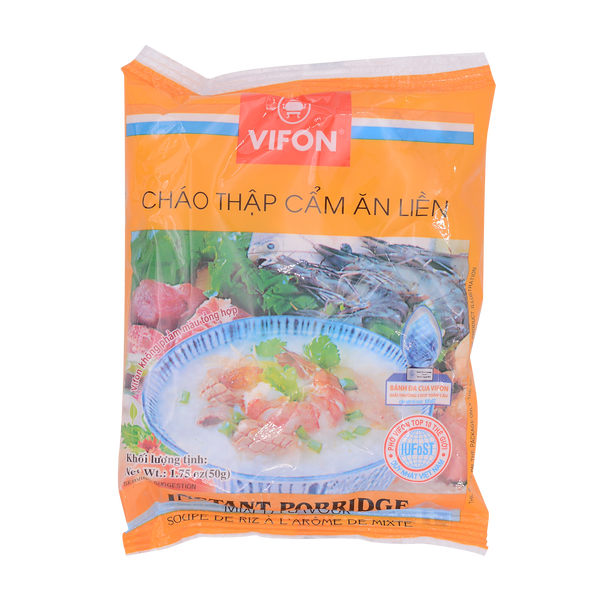 Vifon Inst Rice Porridge Mixed Flavour 50g - Longdan Online Supermarket