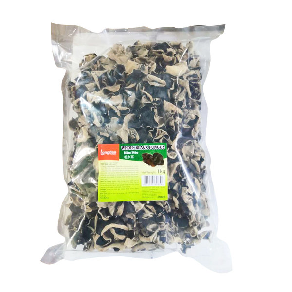 Longdan Black Fungus 1kg (Case 10) - Longdan Official