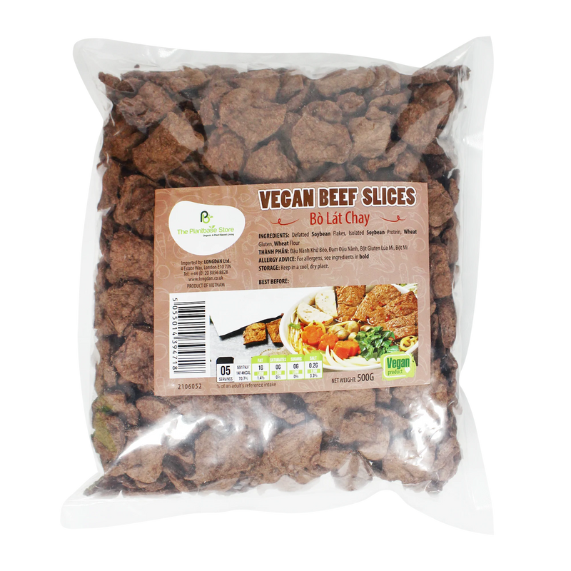 The Plantbase Store Vegan Beef Slices 500g (Case 20) - Longdan Official