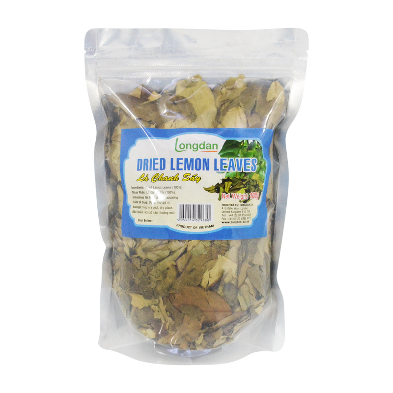 Longdan Dried Lemon Leaves 100g (Case 50) - Longdan Official