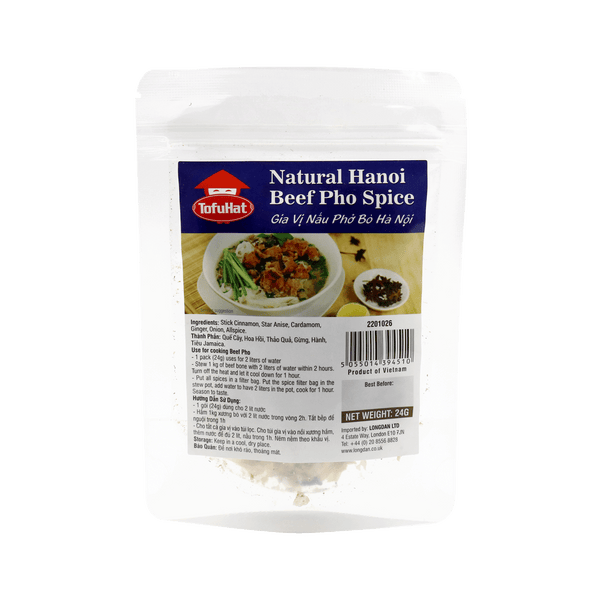 Tofuhat Natural Ha Noi Beef Pho Spice 24g (Case 48) - Longdan Official