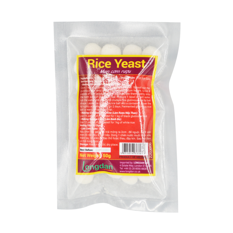 Longdan Rice Yeast 50g - Longdan Online Supermarket