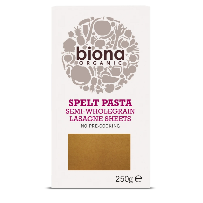 BIONA Organic Spelt Lasagne (Semi-wholegrain) 250g - Longdan Online Supermarket