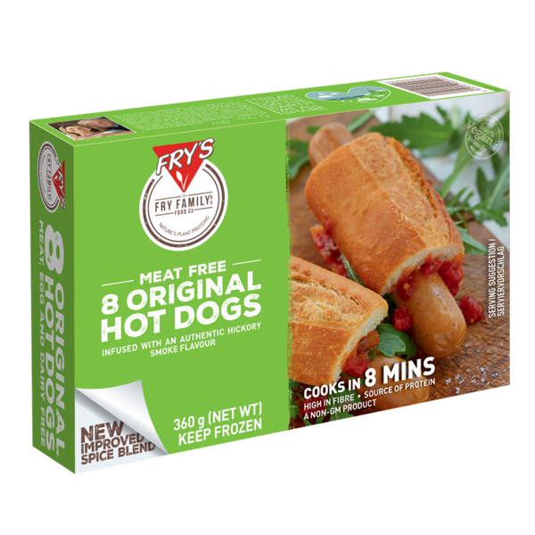 FRYS 8 Original Hot Dogs 360g (Frozen) - Longdan Online Supermarket