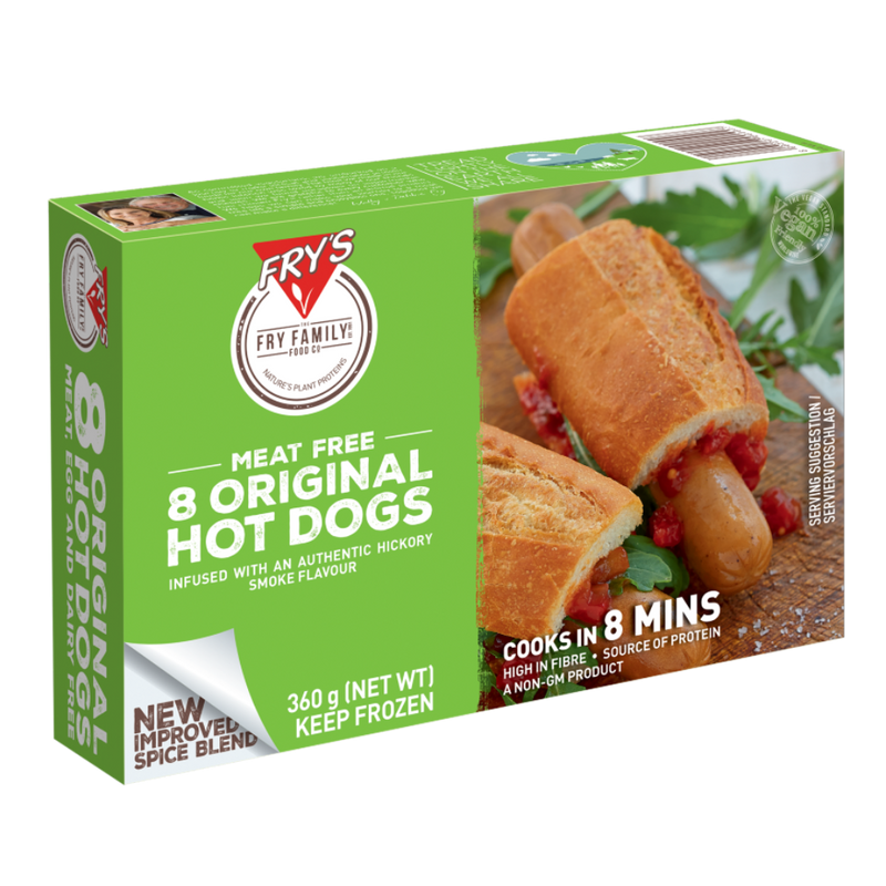 FRYS 8 Original Hot Dogs 360g (Frozen) - Longdan Online Supermarket