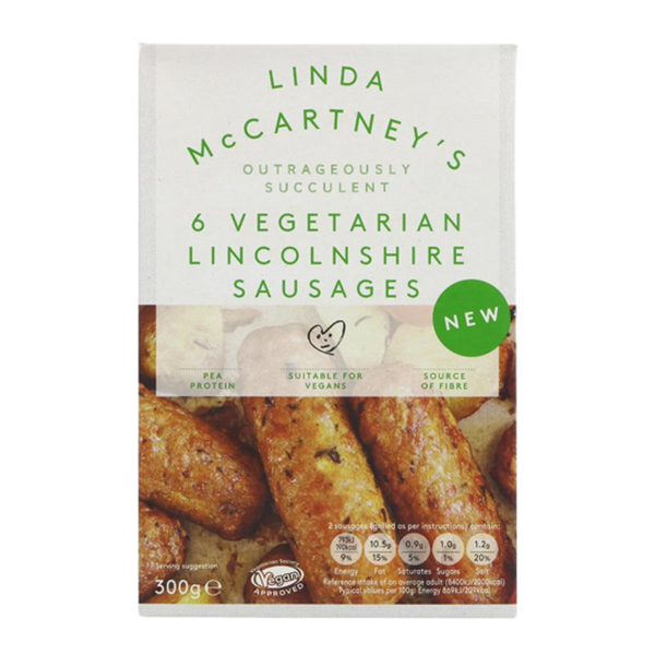 LINDA MCCARTNEY Lincolnshire Sausages 300g - Longdan Official