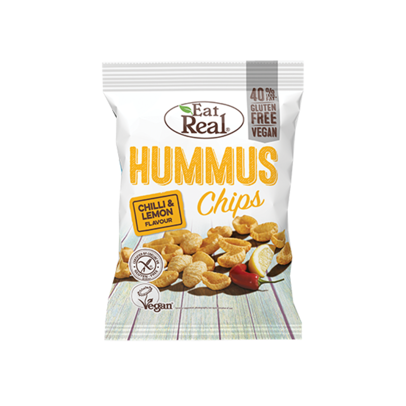 EAT REAL Hummus Chilli Lemon Chips 135g - Longdan Online Supermarket
