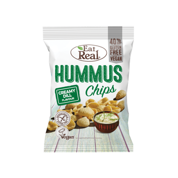 EAT REAL Hummus Creamy Dill Chips 135g - Longdan Online Supermarket