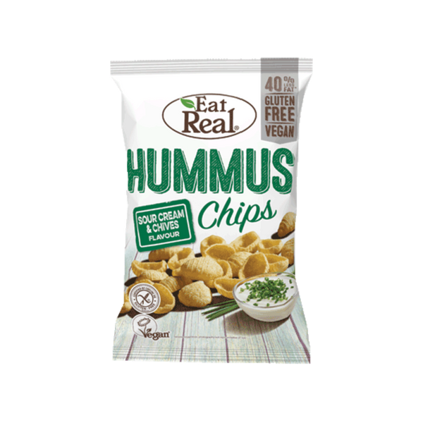 EAT REAL Hummus Sour Cream Chips 45g - Longdan Online Supermarket