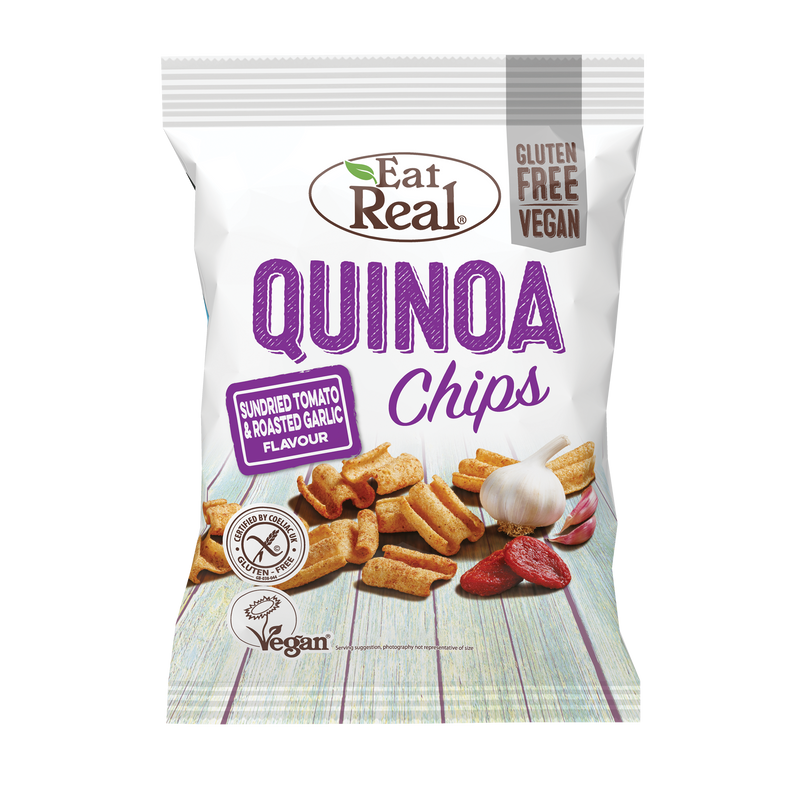 EAT REAL Quinoa Tomato & Garlic Chips 30g - Longdan Online Supermarket