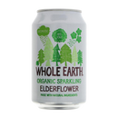 WHOLE EARTH Organic Sparkling Elderflower 330ml - Longdan Online Supermarket