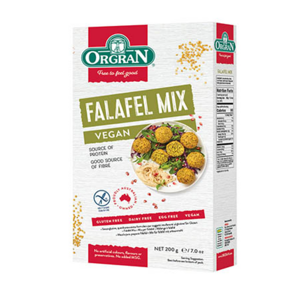 ORGRAN - Gluten Free Falafel Mix 200g - Longdan Online Supermarket
