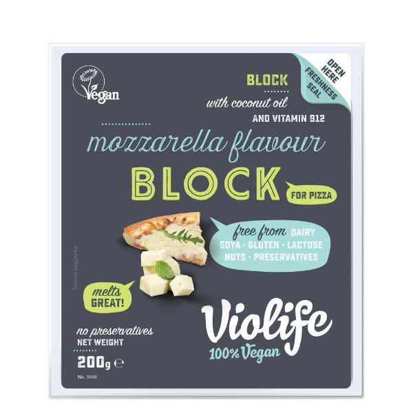 VIOLIFE Block - For Pizza Mozzarella Flavour 200g (Frozen) - Longdan Official