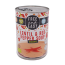 Free and Easy Organic Lentil & Red Pepper Soup 400g - Longdan Online Supermarket