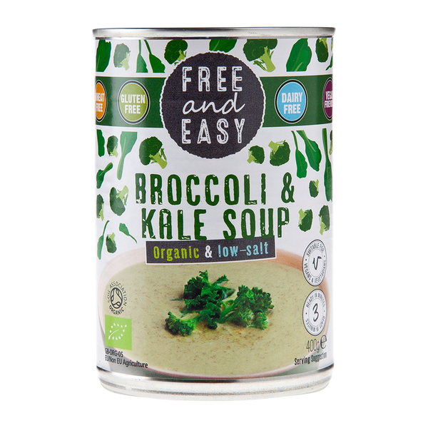 Free and Easy ORG Broccoli & Kale Low Salt 400g - Longdan Online Supermarket