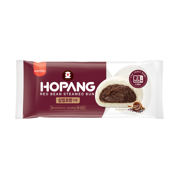 SAMLIP Hopang Red Bean Steamed Bun 255g (Frozen) - Longdan Online Supermarket