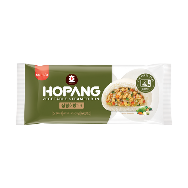 SAMLIP Hopang Vegetable Steamed Bun 255g (Frozen) - Longdan Online Supermarket