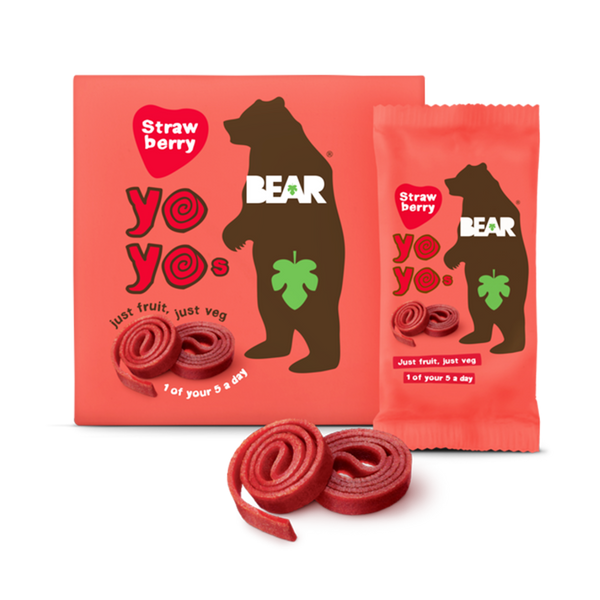 BEAR Yoyo Pure Fruit Rolls - Strawb 20g - Longdan Official