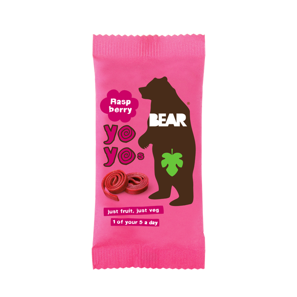 BEAR Yoyo Pure Fruit Rolls-Raspberry 20g - Longdan Official