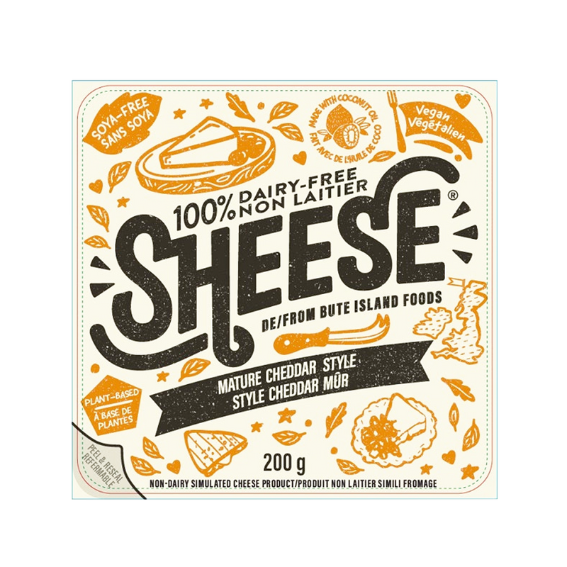 BUTE ISLAND FOODS Mature Cheddar Style 200g - Longdan Official