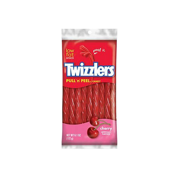 TWIZZLERS Peg Bag Cherry Pull & Peel 172g