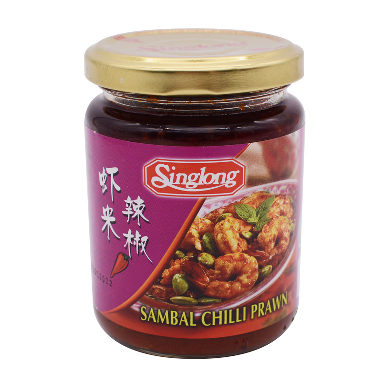 Sing Long Sambal Chilli Prawn 230g - Longdan Online Supermarket