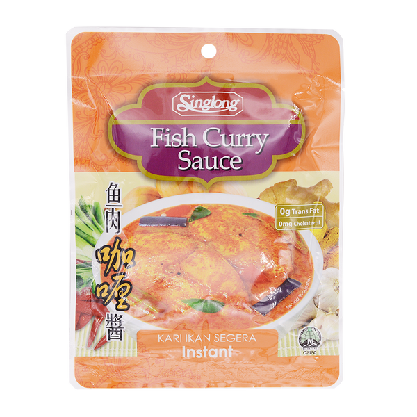 Sing Long Fish Curry Sauce 120g - Longdan Online Supermarket