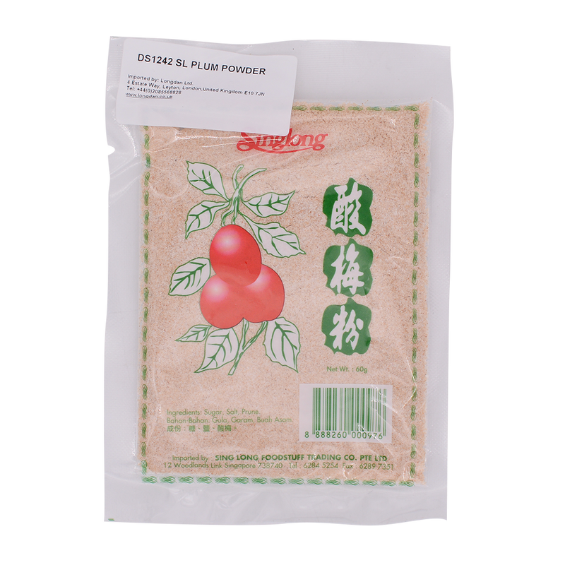 Sing Long Plum Powder 60g - Longdan Online Supermarket