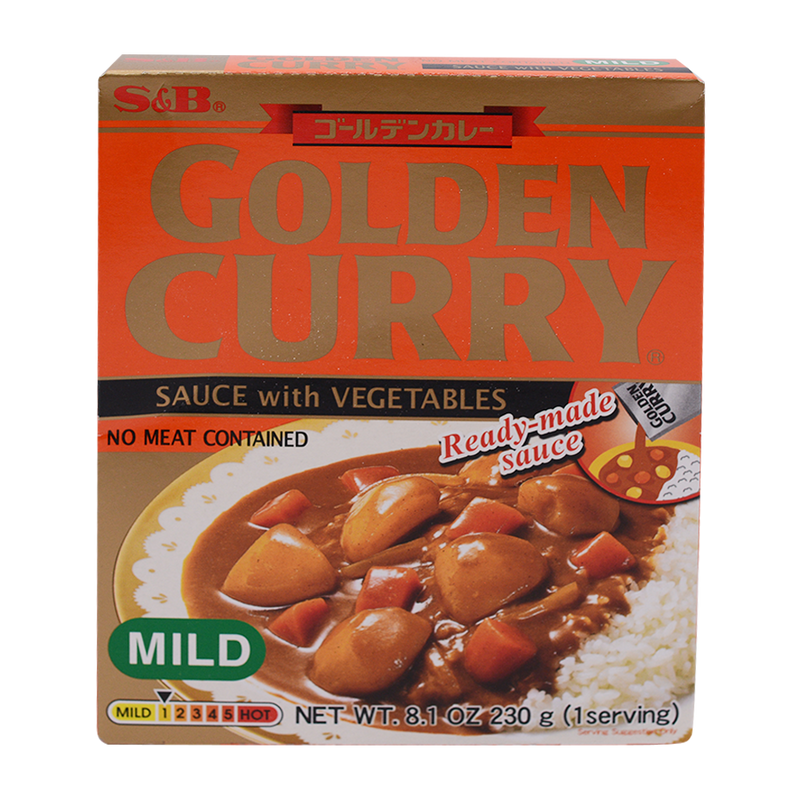 S&B Retort golden Veg Curry Mild 230g - Longdan Online Supermarket