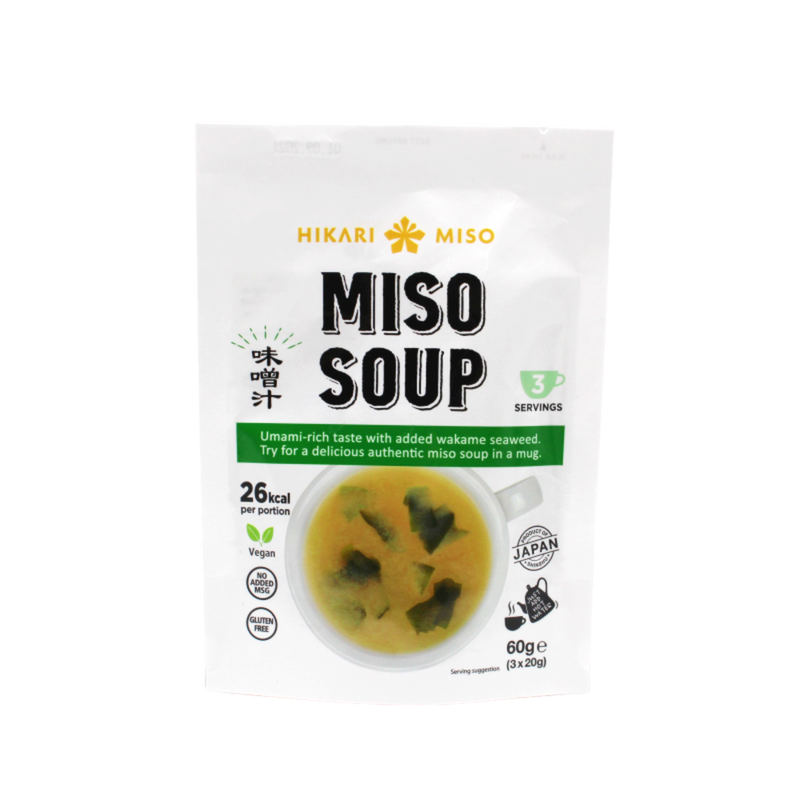 Hikari Instant Miso Soup Wakame 3P (60g) - Longdan Online Supermarket