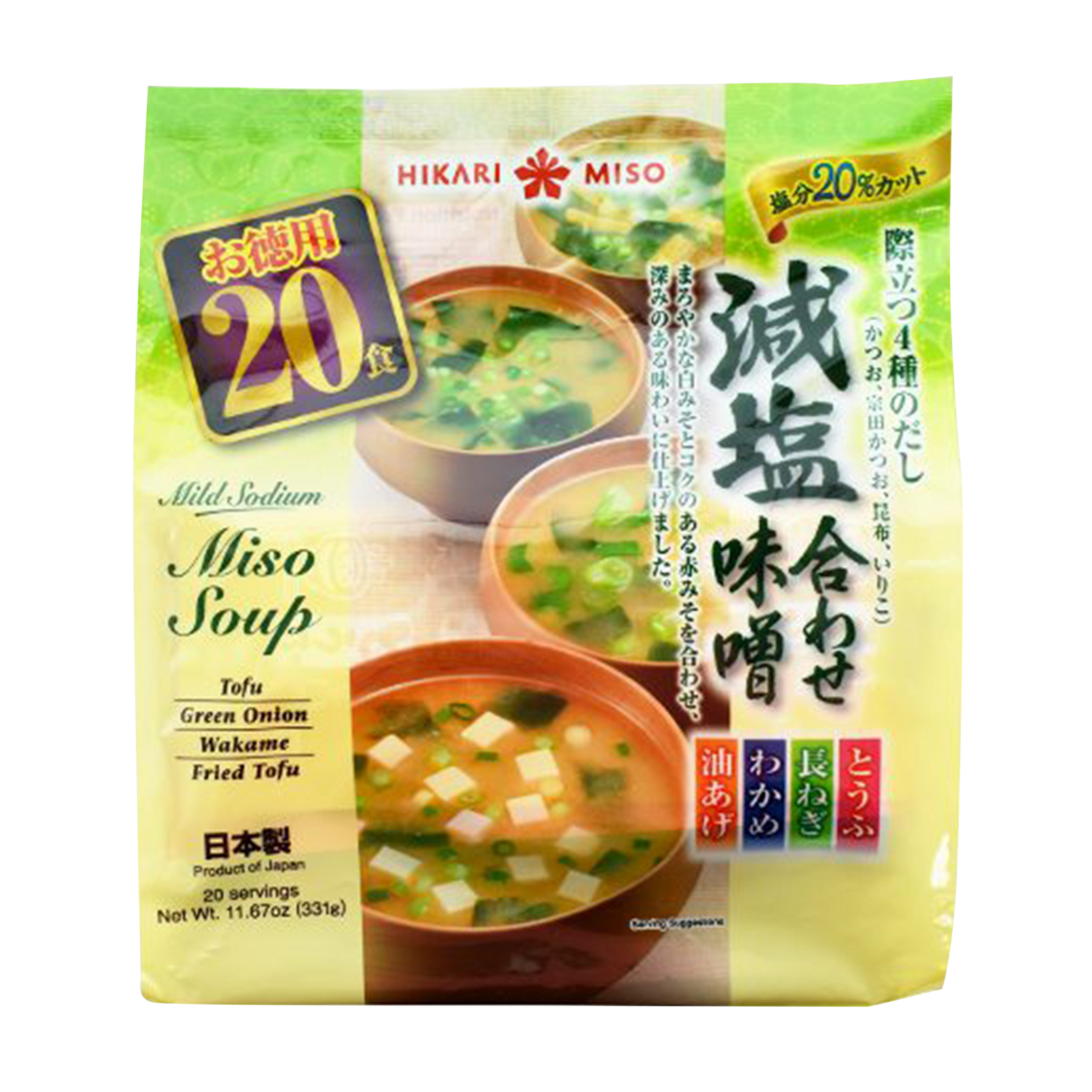 HIKARI MISO Instant Mix Less Salt 331g