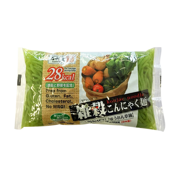 Konjac Noodle Spinach 200g - Longdan Online Supermarket
