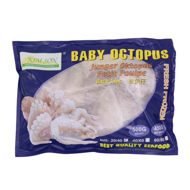 Kim Son Baby Octopus 20/40 500g (Frozen) - Longdan Online Supermarket