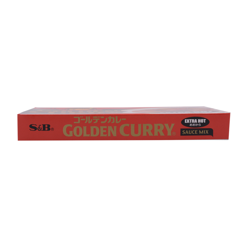S&B Golden Curry Sauce Mix Extra Hot 220G - Longdan Online Supermarket