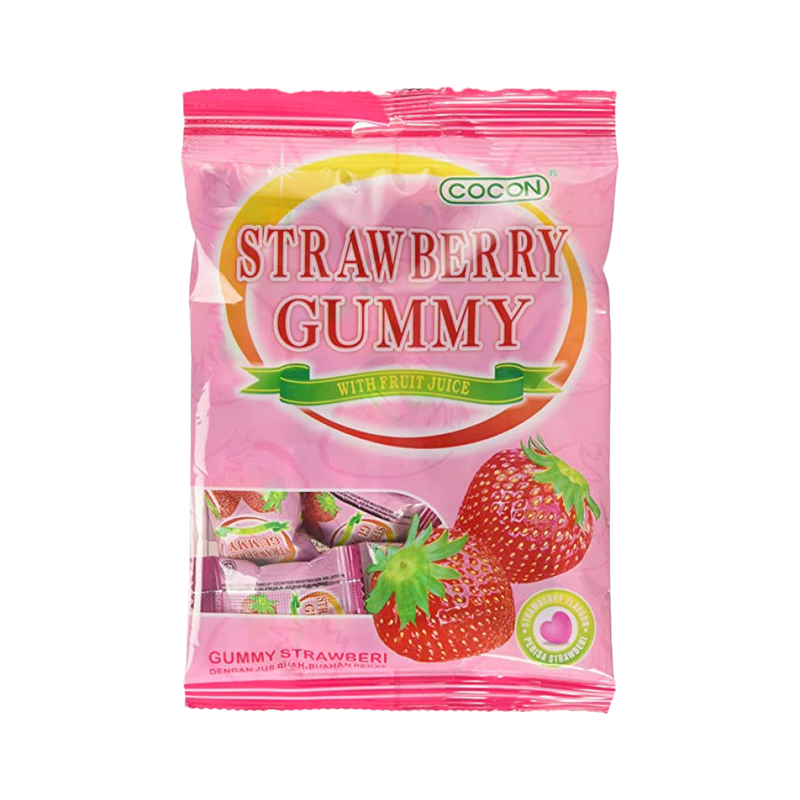 COCON Gummy Jelly Sweets - Strawberry 100g - Longdan Official