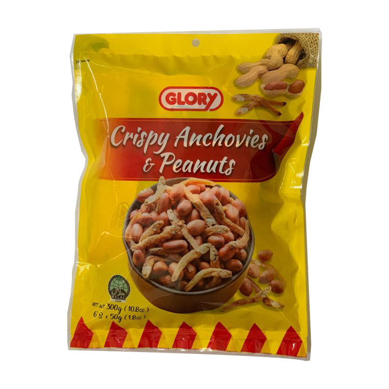 GLORY Crispy Anchovies & Peanuts (6 packs) 300g - Longdan Official Online Store