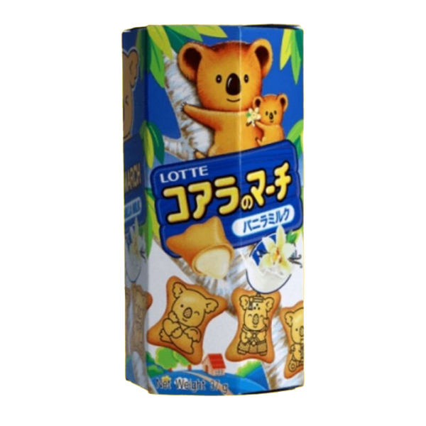 LOTTE Koala's March Biscuits - Vanila Milk Flavour 37g - Longdan Official Online Store