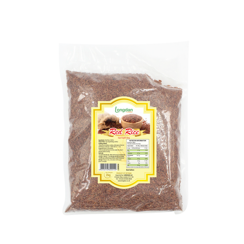 Longdan Red Rice 2kg (Case 5) - Longdan Official