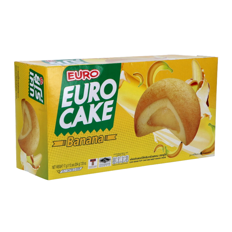 Euro Brand Banana Cake 17gx12 - Longdan Official Online Store