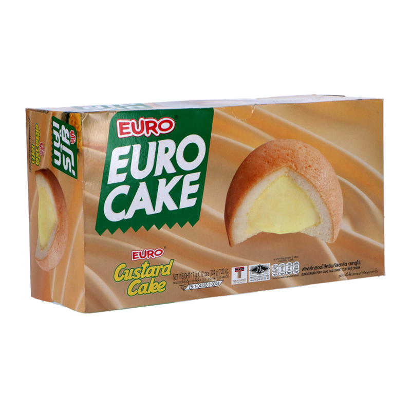 Euro Brand Custard Cake (Original) 17gx12 - Longdan Official Online Store
